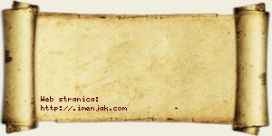 Jana Virijević vizit kartica